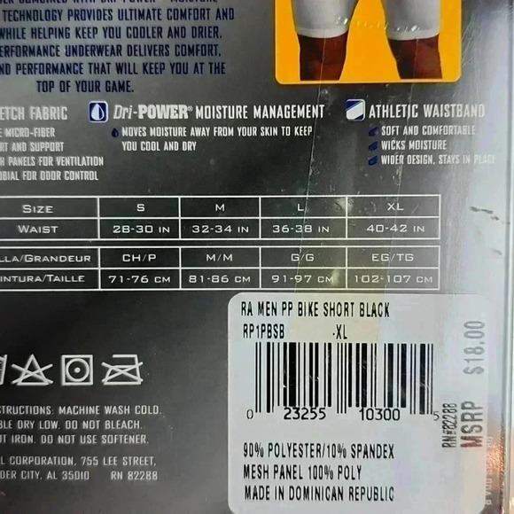 Russell Performance bike shorts and crew t-shirt.  NOS NWT black Size XL - Picture 4 of 10